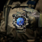 Relógio Masculino Militar Smael Camuflagem Dual Display
