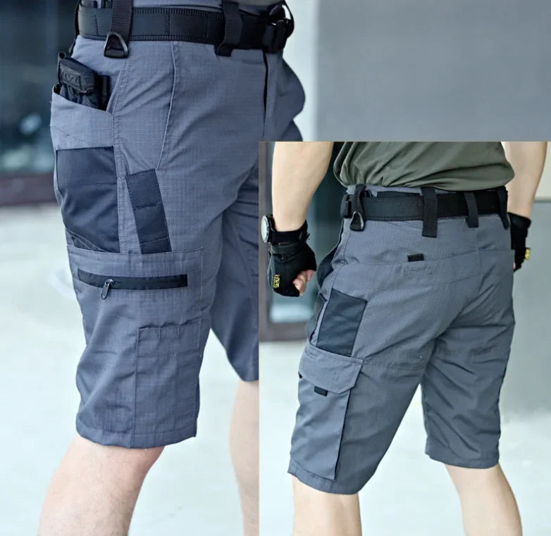 Short Masculino Camuflado de Secagem Rápida para Pesca