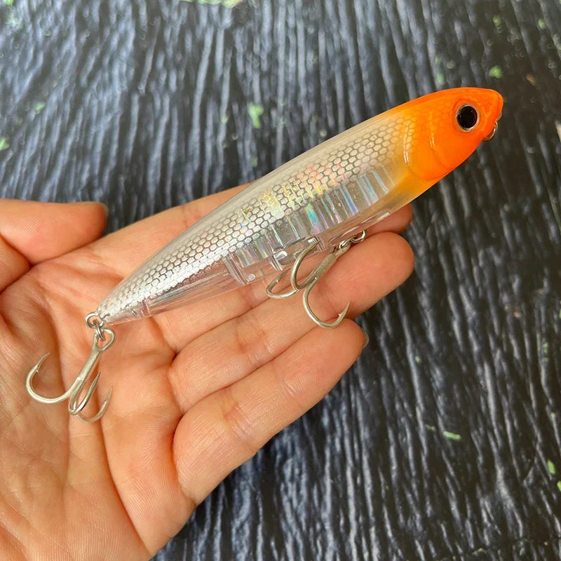 Isca Artificial Topwater Lápis Laser 17g Flutuante