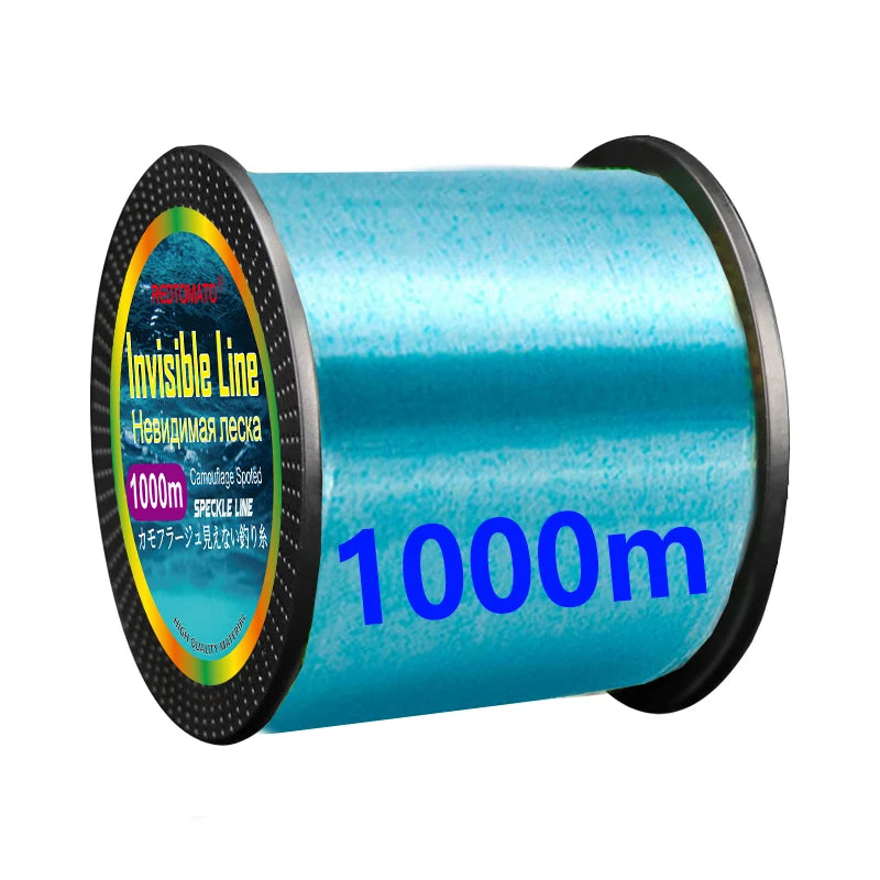 3000M/1000M/500M Invisible Fishing Line 3D Spotted Line Nylon Monofilament Fluorocarbon Coated Carp Bass Pike Fishing Line Pesca