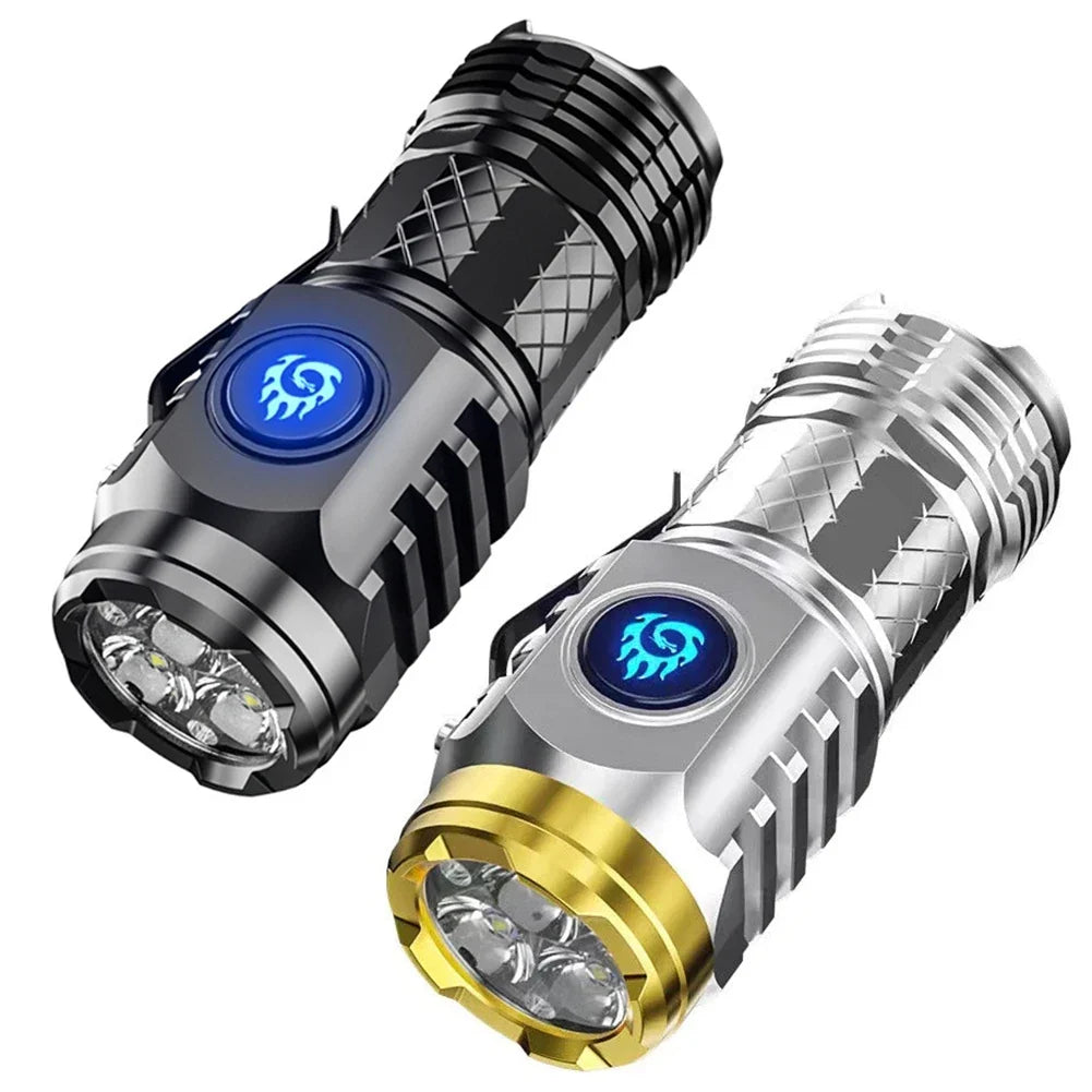 Lanterna Recarregável Impermeável 20W LED Tipo-C