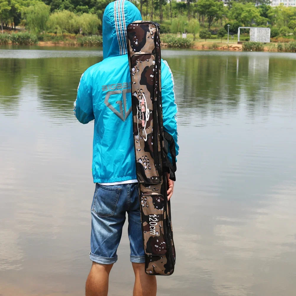 Bolsa de Pesca Sougayilang Portátil 80cm/120cm Grande Capacidade