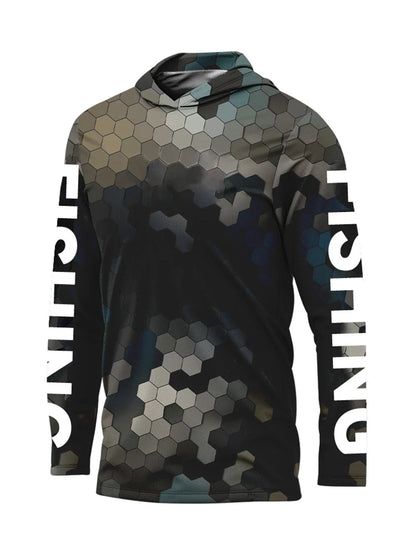 Camisa  Fishing Shirt Hoodedr Uv