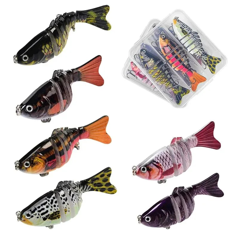 Isca de Pesca Profissional Realista 7 Segmentos Swimbait 10cm/15g