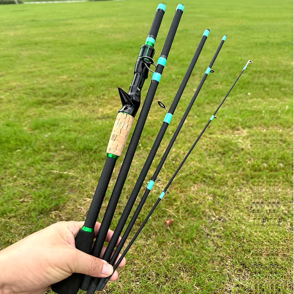 Vara de Pesca Ultralight Kingpesque Com Isca Giratória 1.8m - 2.1m