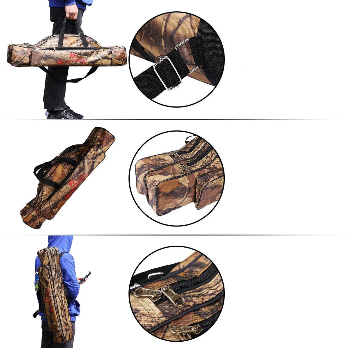 Bolsa de Pesca Sougayilang Portátil 80cm/120cm Grande Capacidade