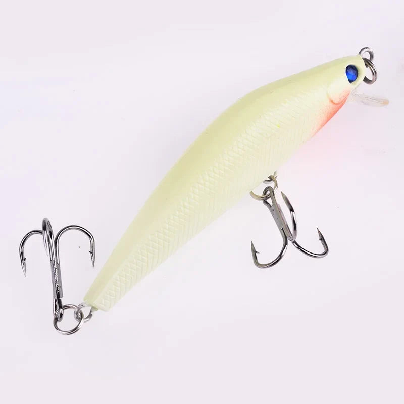 Isca Luminosa Noturna 8cm 8,5g com Ganchos Agudos