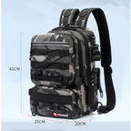 Bolsa de Pesca Camuflada Multi-Funcional com Grande Capacidade
