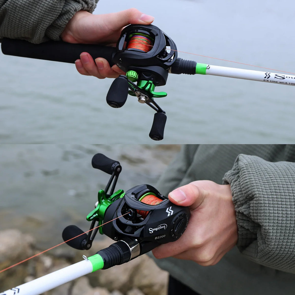 Carretilha Sougayilang 7.2:1 Drag 10kg Metal