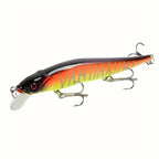 Isca Artificial Profissional Minnow 11.5cm 14g com 3 Ganchos Agudos