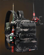 Bolsa de Pesca Camuflada Multi-Funcional com Grande Capacidade
