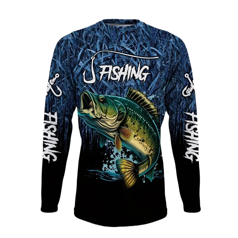 Camisa de Pesca de Manga Longa - Secagem Rápida