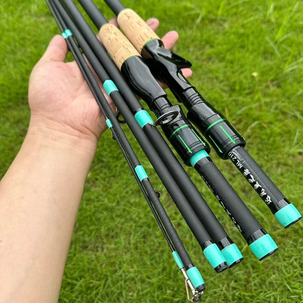 Vara de Pesca Ultralight Kingpesque Com Isca Giratória 1.8m - 2.1m