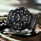 Relógio Masculino Militar Smael Camuflagem Dual Display