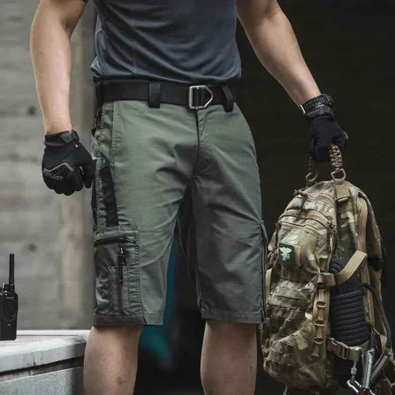 Short Masculino Camuflado de Secagem Rápida para Pesca