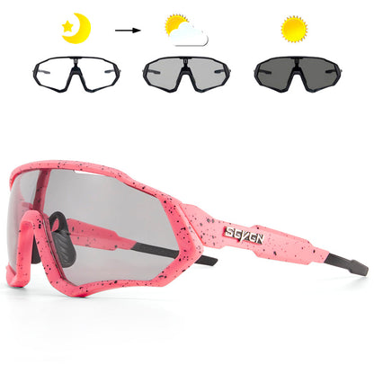 Novo Óculos de Ciclismo Fotocromático SCVCN - com Proteção UV+400 + Frete Grátis
