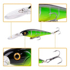 Isca Artificial Minnow Flutuante Aorace 11cm 10g