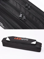 Bolsa Para Vara De Pesca 80cm Dobrável 2 Compartimento 1 Bolso Lateral