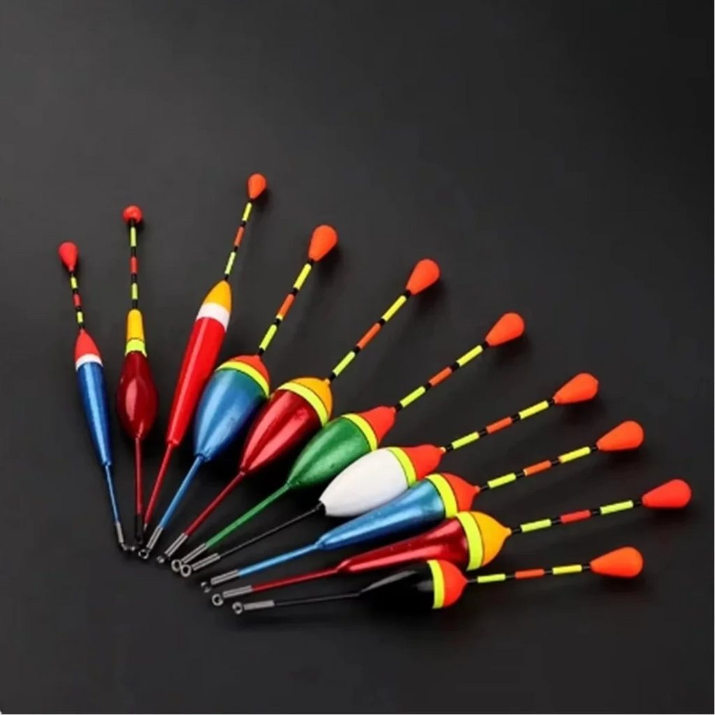 Kit Boia de Pesca - 10 Peças de Alta Flutuabilidade