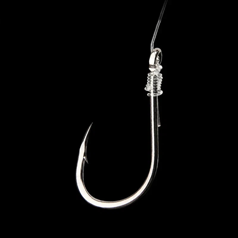 Kit de Ganchos Farpados para Pesca em Água Doce e Salgada