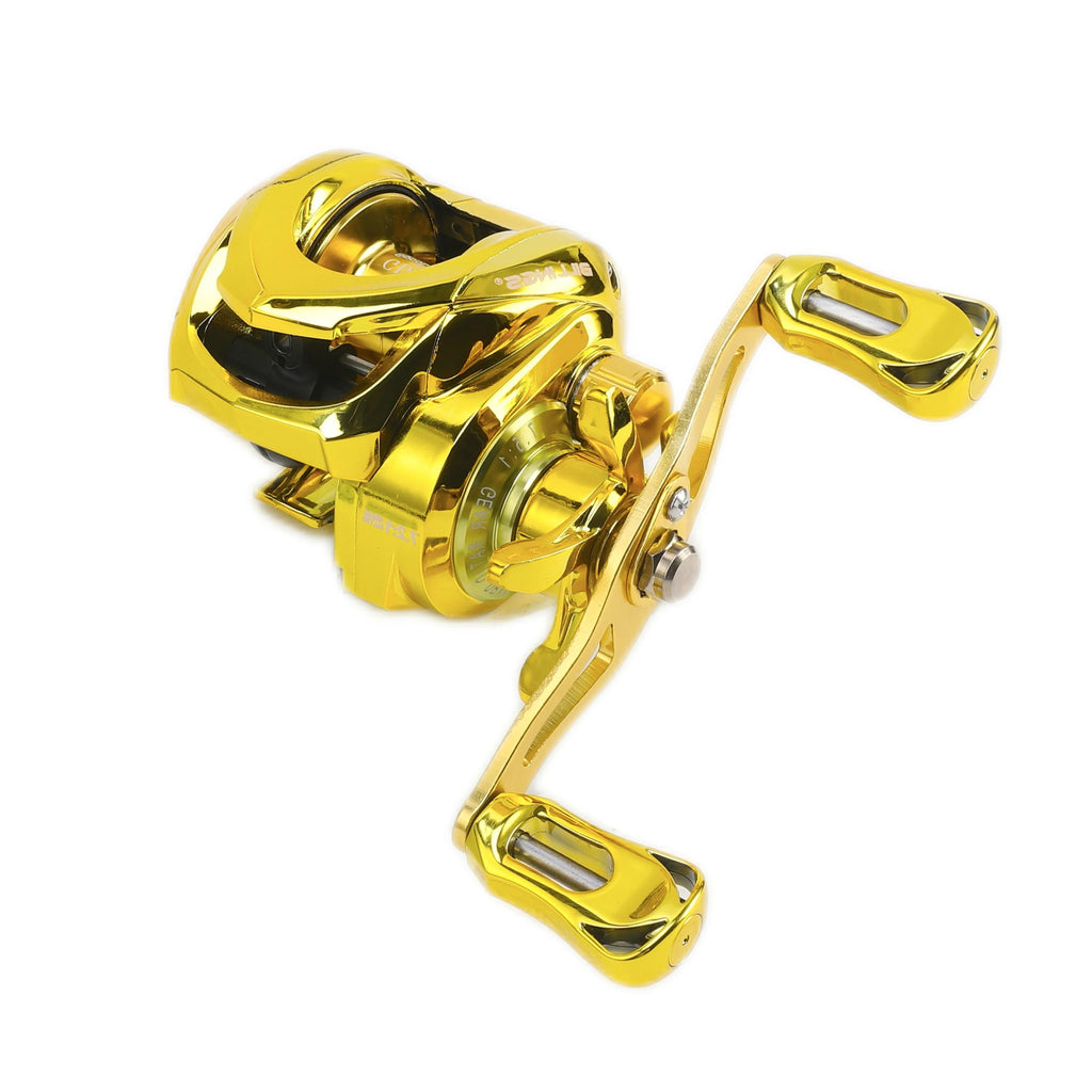 Carretilha Bilink-GD Aço Inox Drag de 8.16kg Rolamento 5+1BB Recolhimento 7.2:1