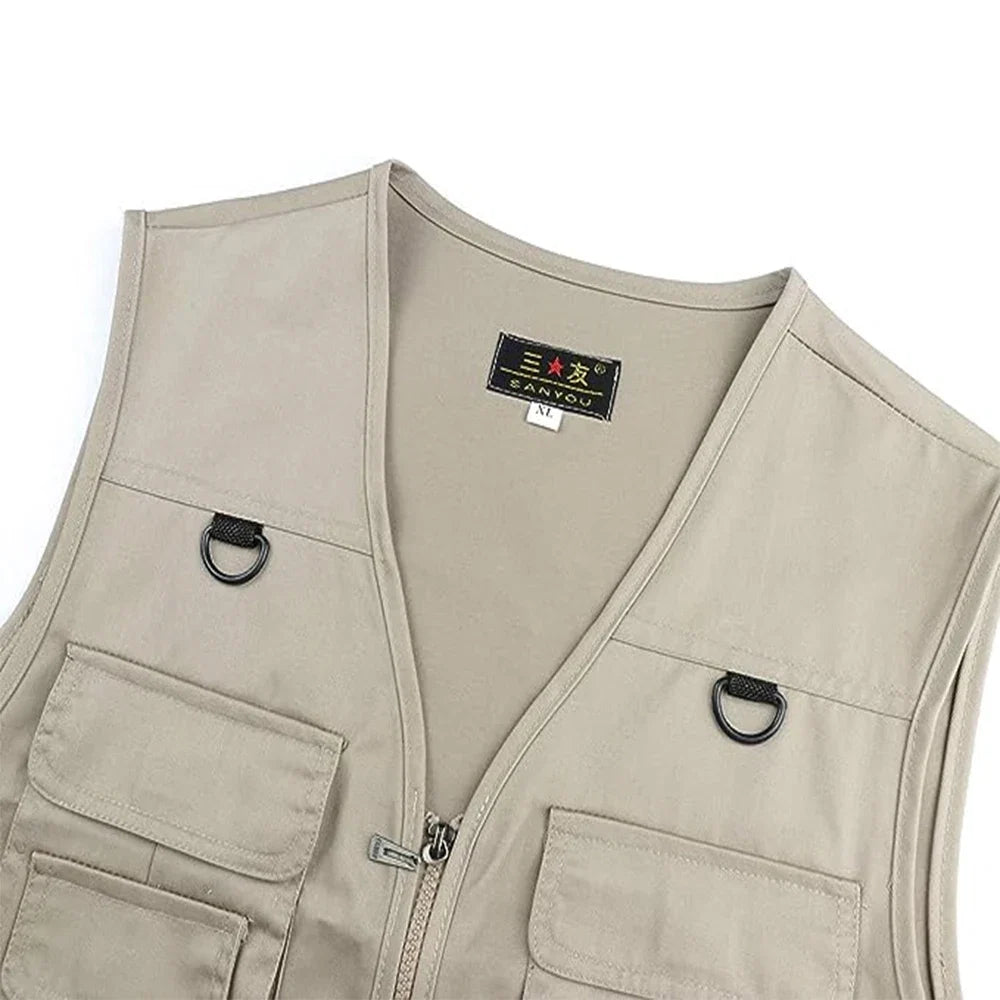 Colete Tático Multi-Bolso para Pesca e Aventura