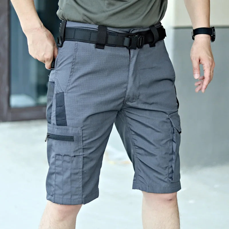 Short Masculino Camuflado de Secagem Rápida para Pesca
