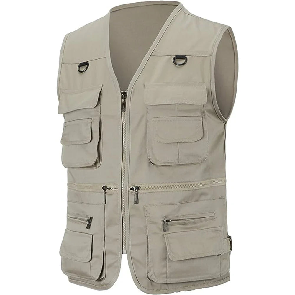 Colete Tático Multi-Bolso para Pesca e Aventura