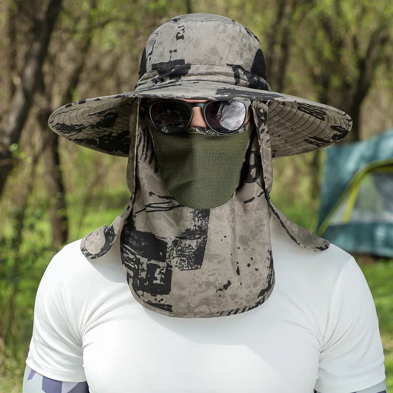 Novo Chapéu Camuflado com Proteção Total UV+50