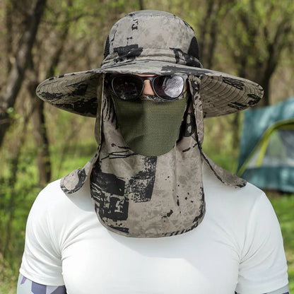 Novo Chapéu Camuflado com Proteção Total UV+50