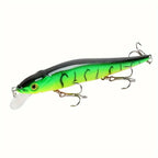 Isca Artificial Profissional Minnow 11.5cm 14g com 3 Ganchos Agudos