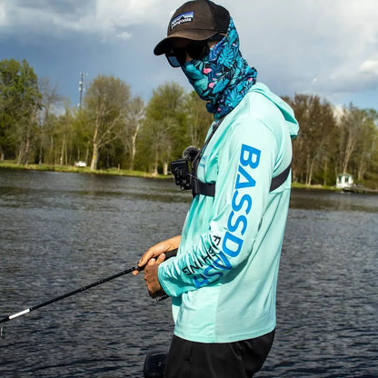 Bassdash UPF 50+ Men's UV Sun Protection Long Sleeve Hooded Fishing Shirts