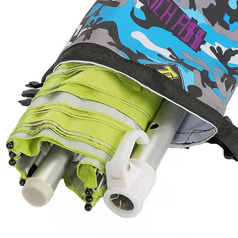 Bolsa de Pesca Dobrável Camuflada - Grande Capacidade e Impermeável