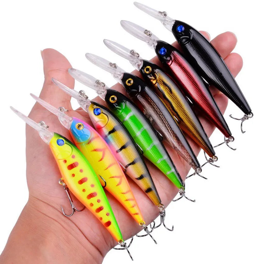 Isca Artificial Minnow Flutuante Aorace 11cm 10g
