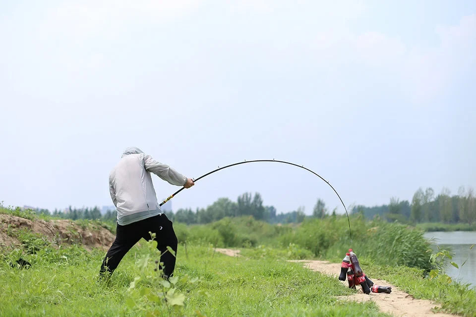 Vara de Pesca Telescópica Yernea 99% Carbono 1.8 até 3.6m