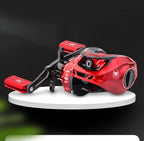 Carretilha Kingpesque de Alta Velocidade Com Drag De 8KG Recolhimento 7.2:1 + Óculos Polarizado Kingpesque Grátis