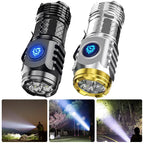 Lanterna Recarregável Impermeável 20W LED Tipo-C