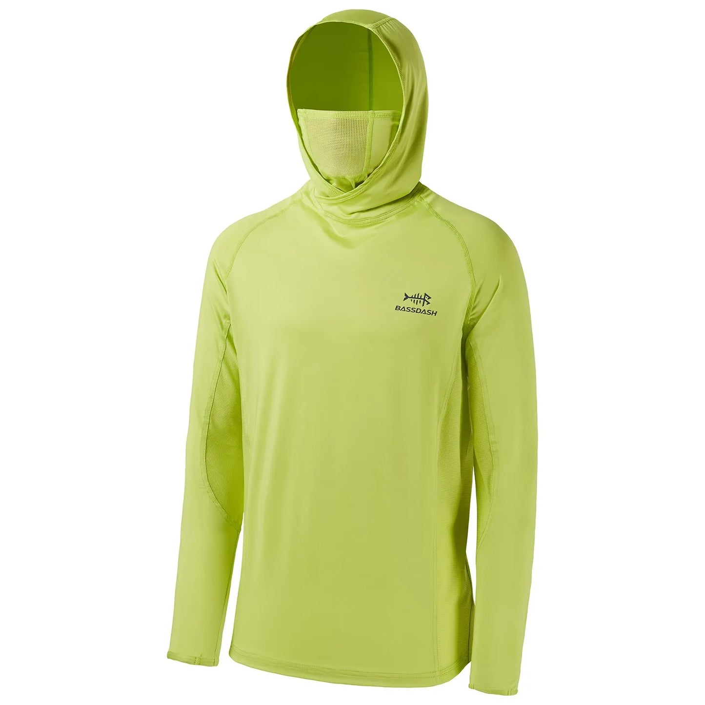 Nova Camiseta de Pesca com Capuz Bassdash com Proteção Solar UPF 50+