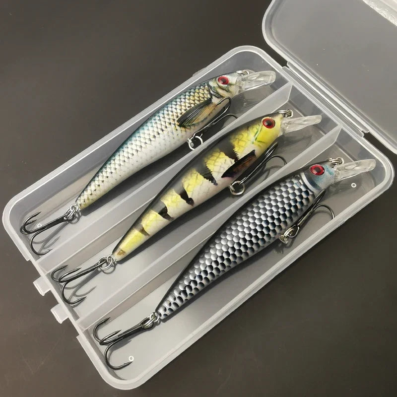 Isca de Pesca Minnow 13g - Impressão Colorida