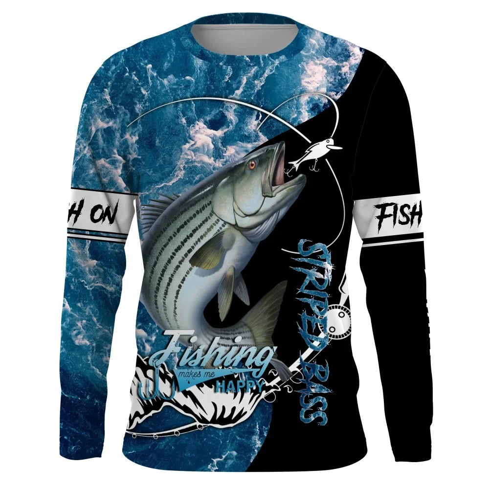 Camisa de Pesca de Manga Longa - Secagem Rápida