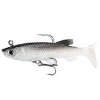 Kit Isca Artificial Soft Fishing 8cm 5 Unidades Com Ganchos