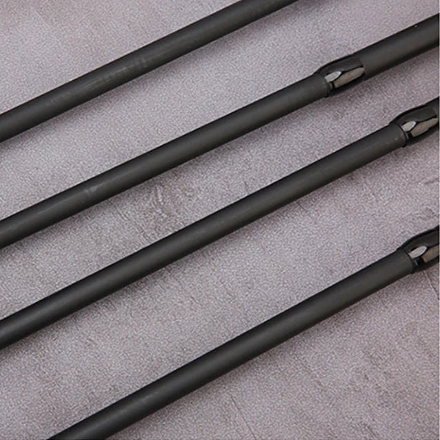 Vara de Pesca Telescópica Kingpesque de Carbono 1.5m a 2.4m - Leve e Compacta