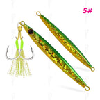 Isca Artificial Tolu Jigging Luminosa 40g/60g/80g