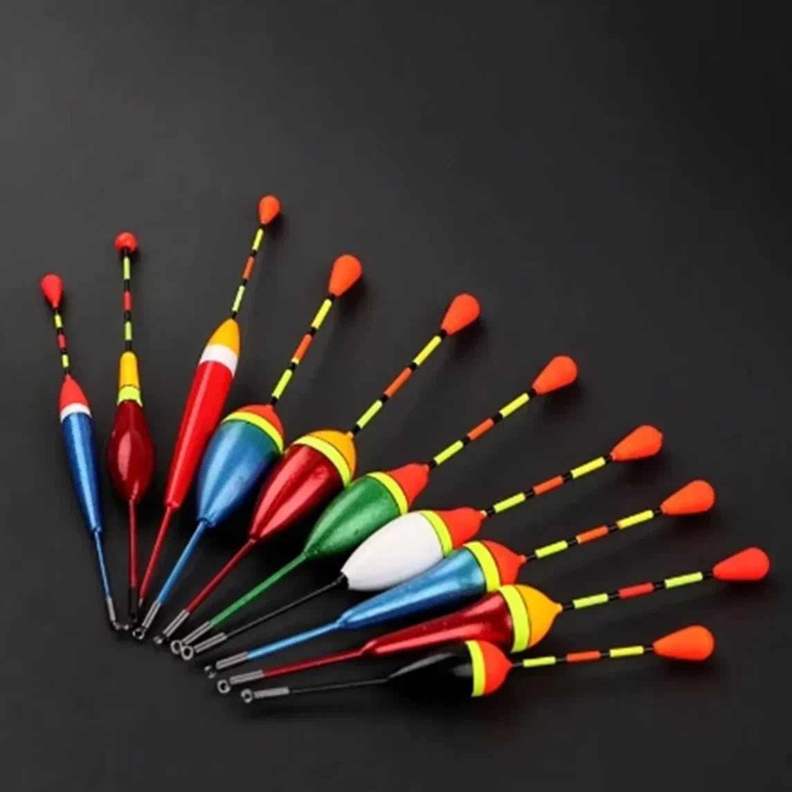 Kit Boia de Pesca - 10 Peças de Alta Flutuabilidade