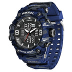 Relógio Masculino Militar Smael Camuflagem Dual Display