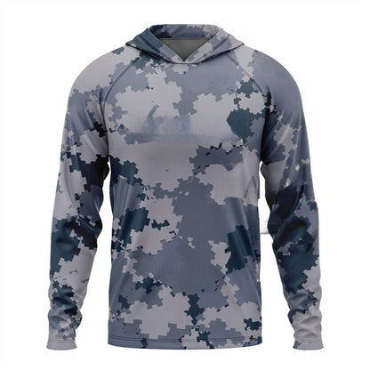 Nova Camiseta de Pesca Importada com Capuz Outdoor Life Confort com Proteção Solar UPF 50+ Super Leve e Confortável