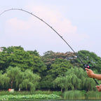 Kit Completo De Pesca Sougayilang Vara Fibra De Carbono Carretilha Drag 10kg Carretel De Linha Isca Artificial