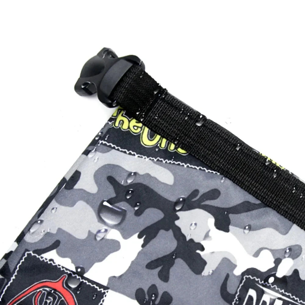 Bolsa de Pesca Dobrável Camuflada - Grande Capacidade e Impermeável