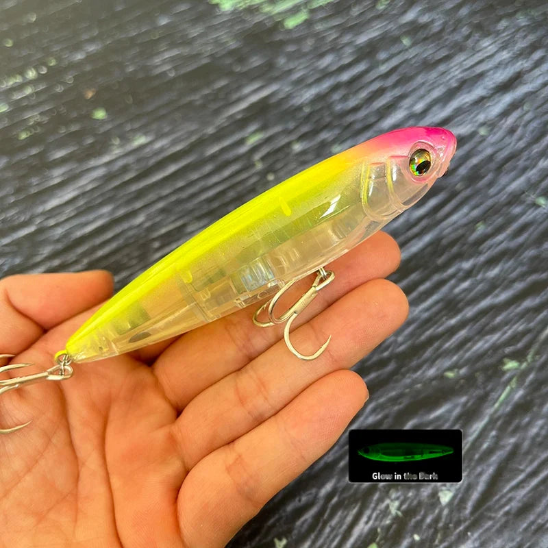 Isca Artificial Topwater Lápis Laser 17g Flutuante