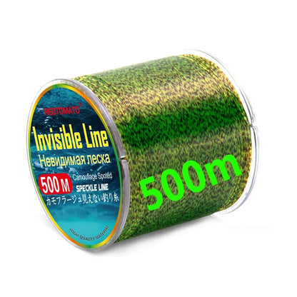 3000M/1000M/500M Invisible Fishing Line 3D Spotted Line Nylon Monofilament Fluorocarbon Coated Carp Bass Pike Fishing Line Pesca